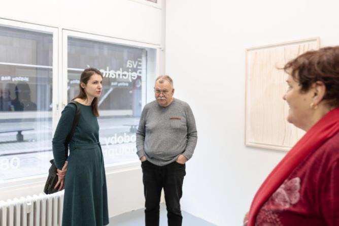 Guided Tour of the Exhibition Forms of Cooperation with Follow-up Workshop / 18. 1. 2020 / Gallery 2 DUÚL
