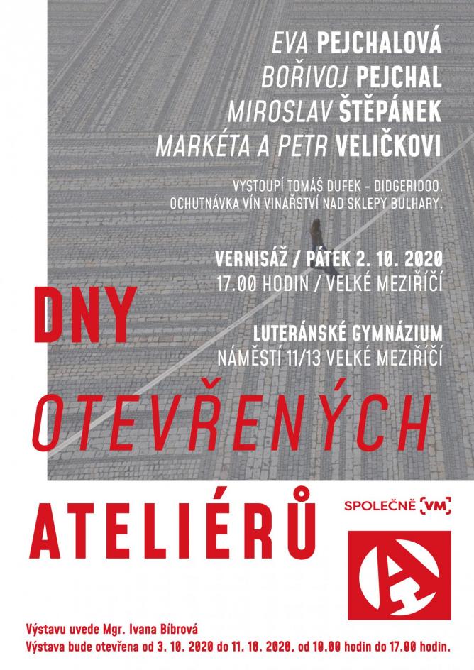 Opening of the exhibition Days of Open Studios Velké Meziříčí 2020