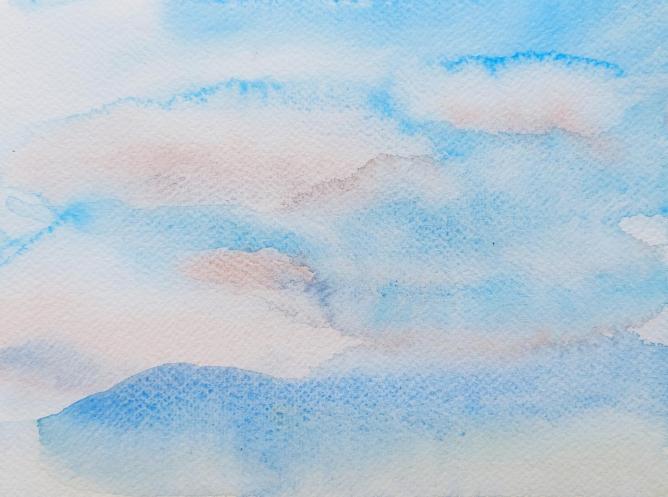 Alsace, watercolour on paper, 24 × 18 cm, 2023 