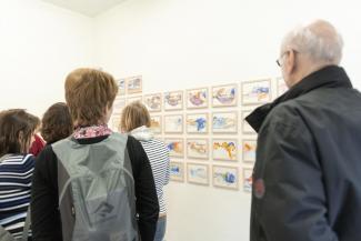 Guided Tour of the Exhibition Forms of Cooperation with Follow-up Workshop / 18. 1. 2020 / Gallery 2 DUÚL