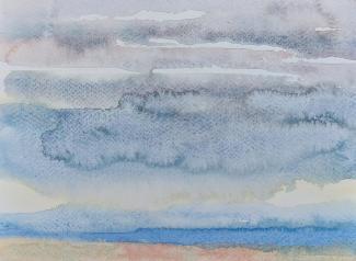 Alsasko, akvarel na papíře, 24x18 cm, 2023 (3)