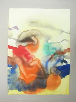 Pomeranče, akvarel na papíře, 42x59 cm, 2010 
